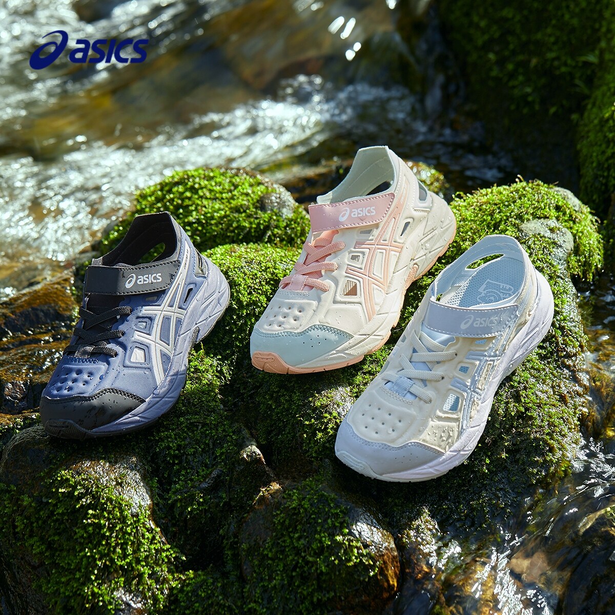Asics/亚瑟士童鞋2026春夏款凉鞋男女轻便镂空透气运动鞋CONTEND