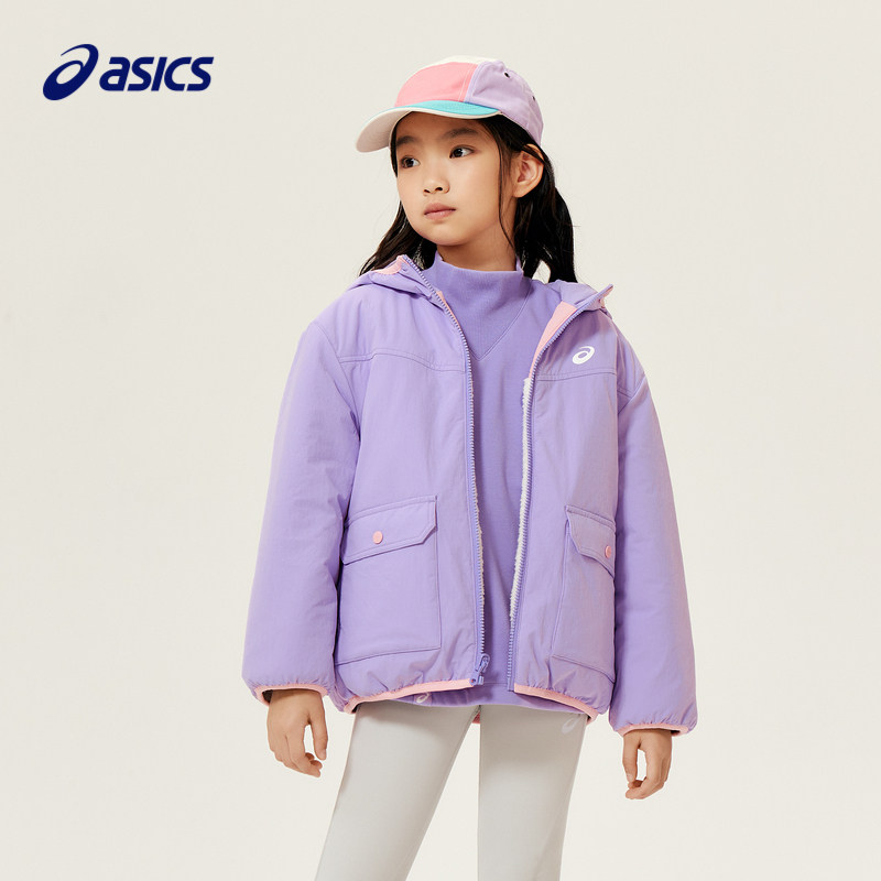 ASICS/亚瑟士童装羊羔绒便服2025冬季新款舒适男女宝保暖运动外套,童装/婴儿装/亲子装,普通外套,淘宝优惠券,粉丝福利购,淘宝优惠卷