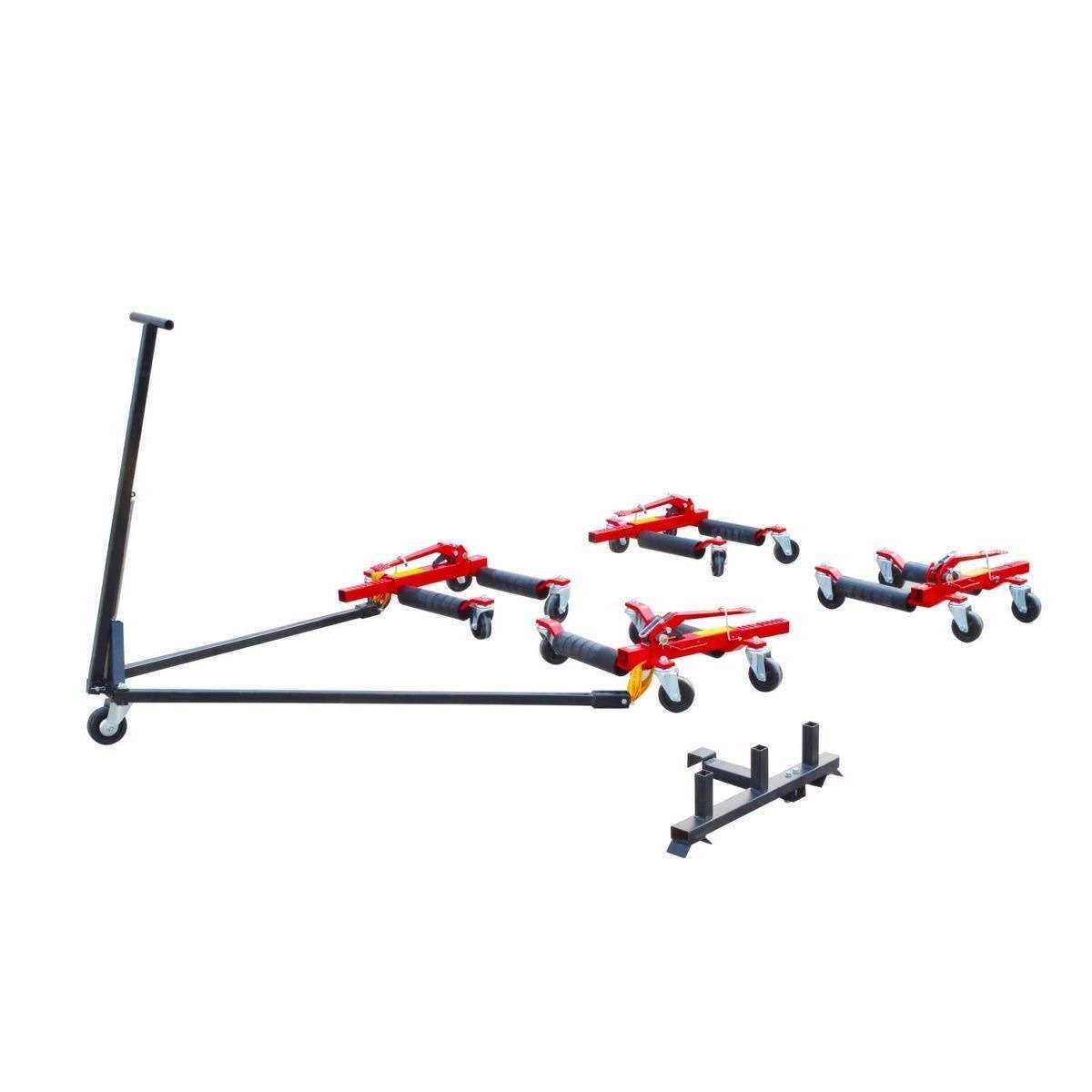 汽车移车器挪车器万向轮拖车神器物业液压小区起重清障工具