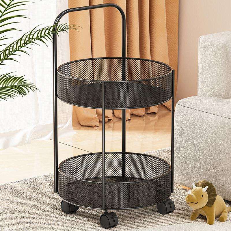 铁艺客厅边柜茶几夹缝床边柜子边几角几简约家用床头柜可移动桌子