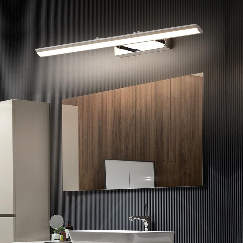 led镜前灯 带伸缩杆防水防潮浴室卫生间镜柜镜画壁画长条铝材镜灯