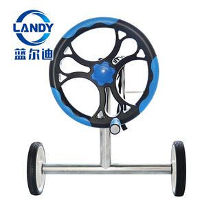 [86D手动收卷机】厂家直供泳池盖布收纳助手 高承重 可移动