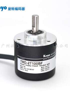 原装光洋旋转编码器TRD-2T100BF增量式100P/R实心轴互补输出HTL
