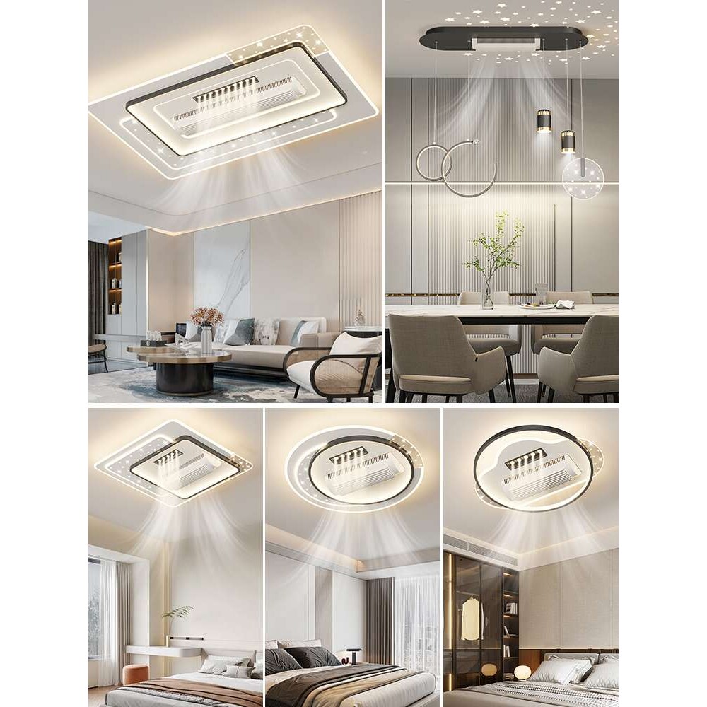 2026年新款灯具客厅主灯现代简约全屋套餐组大气无叶风扇合吸顶灯