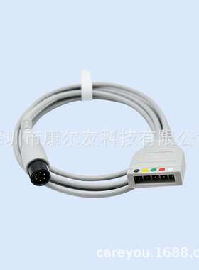 O E M 心电导联线兼容科威PM7000 PM8000PM9000针五导心电主电缆