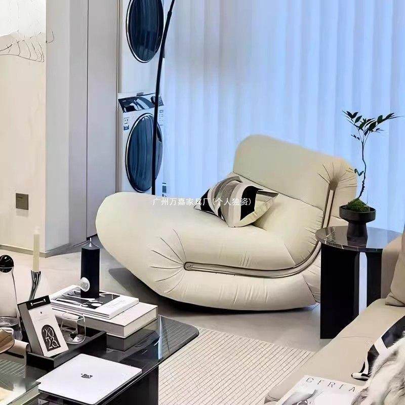 摇摇椅躺椅家用懒人沙发舒适可躺客厅奶油风秋冬季轻奢单人沙发椅,电子元器件市场,其它元器件,淘宝优惠券,粉丝福利购,淘宝优惠卷