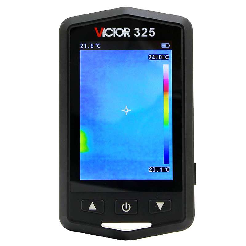 胜利VC325卡片式手持红外线热像仪建筑地暖电力电气检测热成像仪