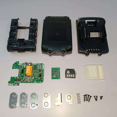 替代Mak 牧田18V工具电池套料 5芯 BL1820B 18650款 带灯 大板款