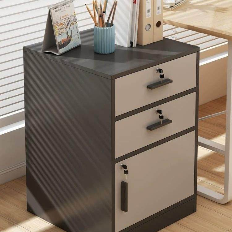 文件柜办公室桌下收纳柜带锁矮柜抽屉柜木质边柜储物柜落地小柜子,商业/办公家具,办公储物柜,淘宝优惠券,粉丝福利购,淘宝优惠卷