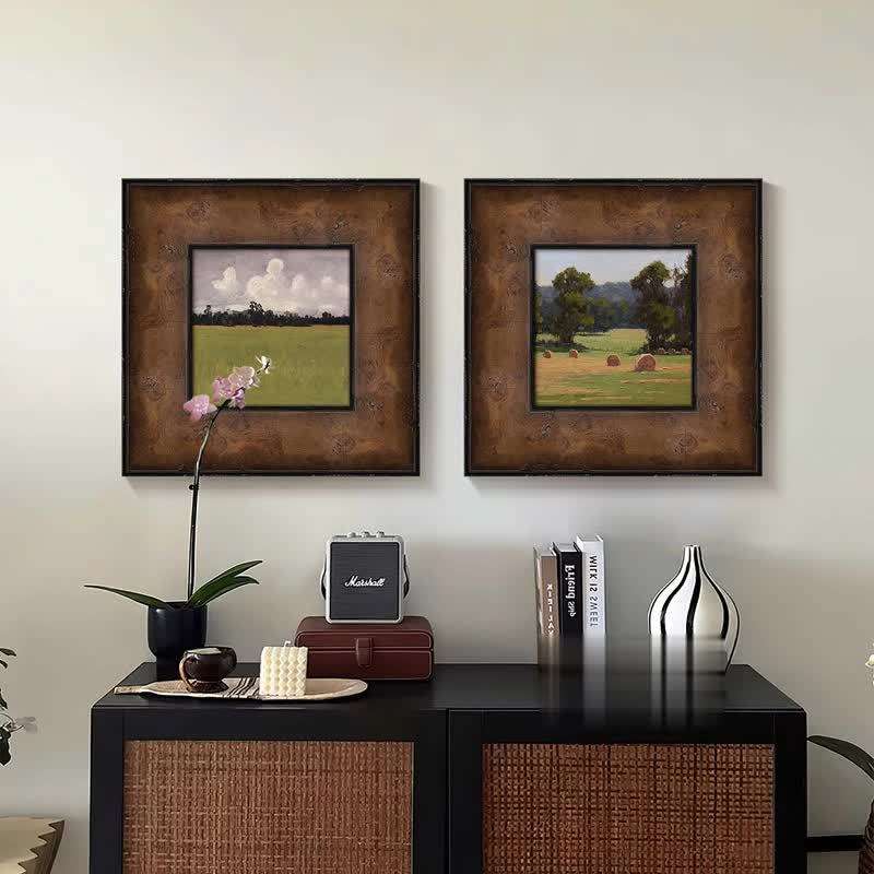《远方》法式复古风景卧室床头装饰画中古风艺术桌面摆画小众挂画