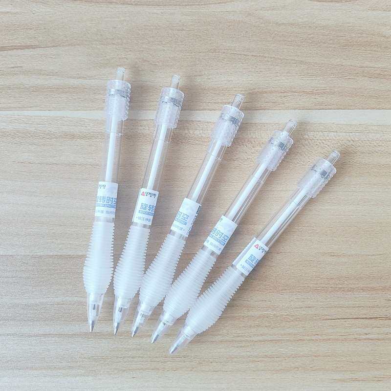 转转解压笔自动铅笔学生铅笔绘画活动铅笔写不断芯舒适软胶护套