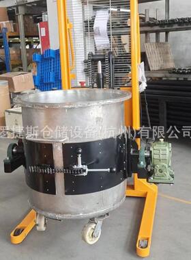 半电动油桶翻转车520kg升高1.5m翻转180°自动油桶倒料车