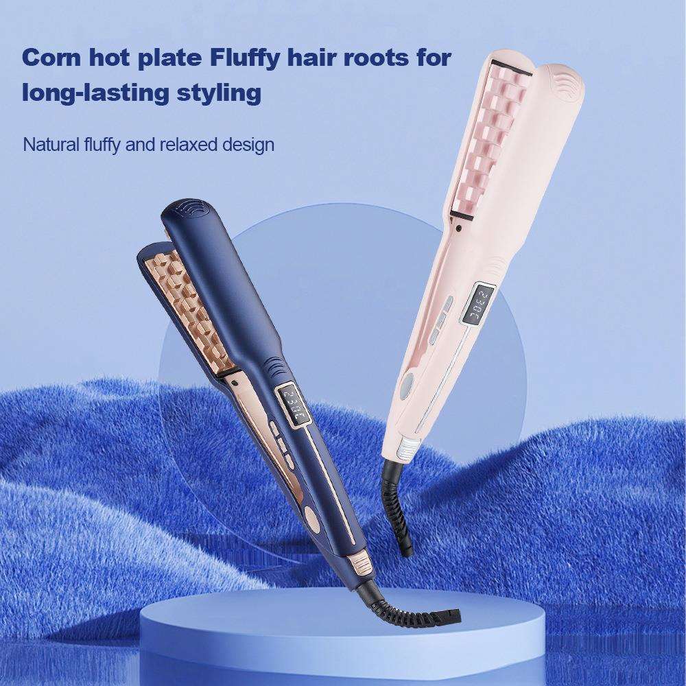 3C认证厂家直销蓬松玉米须格子卷发棒锡纸烫垫发根神器烫发器烫发