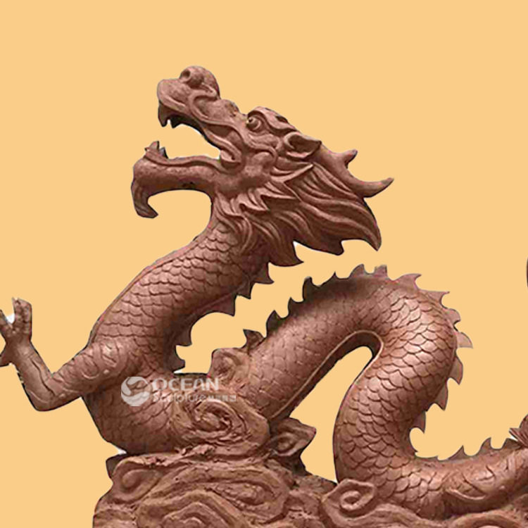 清远铸铜雕塑龙雕塑摆件大门口风水雕塑