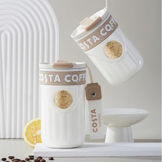 COSTA--咖世家罗马咖啡杯420ml香槟白 HC03JPB-14-B