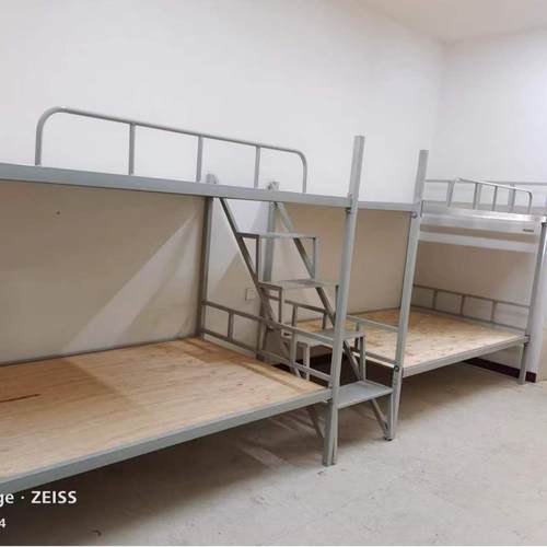 厂家供应学生宿舍上下铺高低床加厚钢制员工公寓双人铁艺双层床