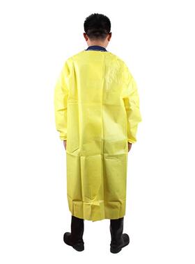 微护佳3000黄色YE30-W-99-214-00带袖围裙安思尔防化学品反穿围裙