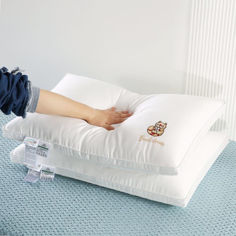 全棉A类母婴级大豆纤维枕头枕芯单男专用助睡眠家用护颈椎枕