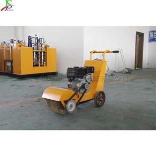 路面钢丝刷高压清扫机 地面灰浆冷漆标线清除机 手推式小型扫路车