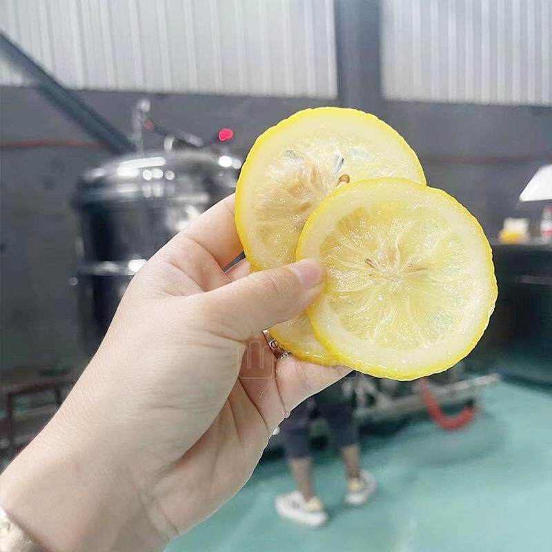 厂家新品即食柠檬片浸糖锅果干浸糖负压机黄桃苹果干真空浸糖罐