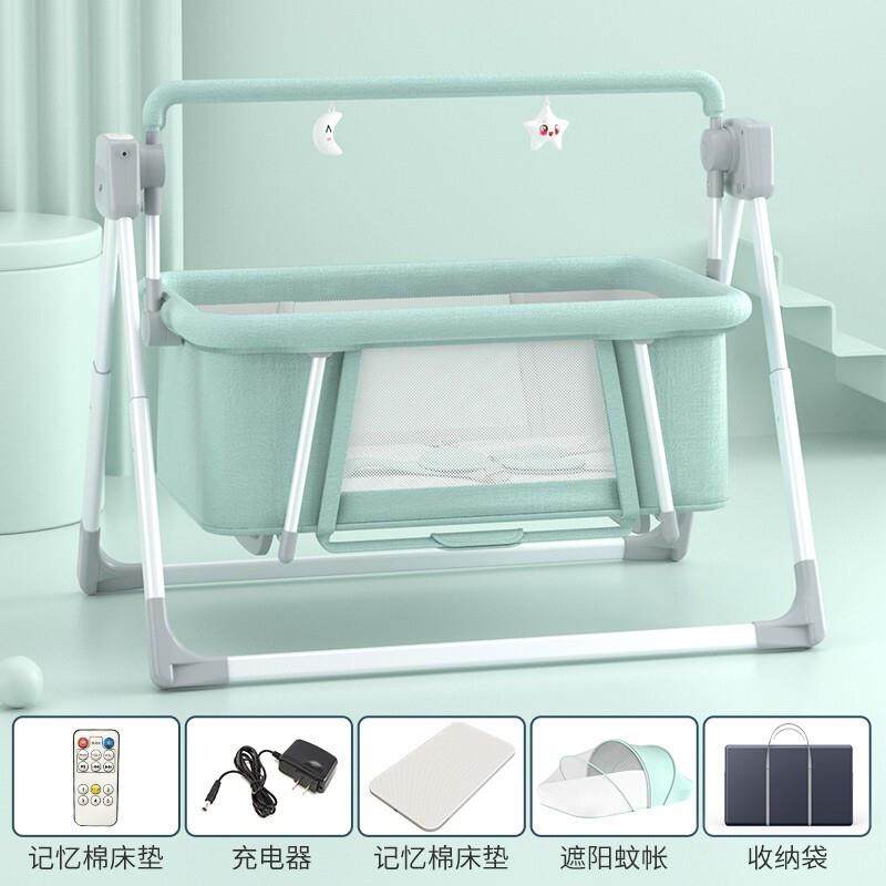 HAIZIJIA婴儿床电动摇床睡