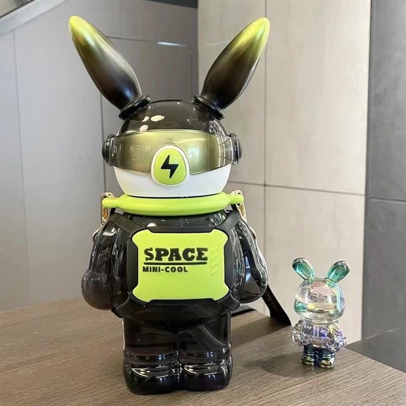 水杯闪电兔太空杯吸管杯学