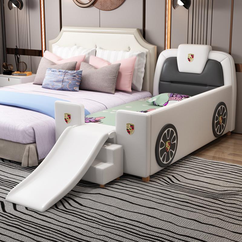 儿童拼接床汽车造型男孩单