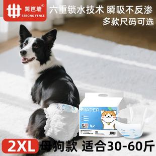 女狗拉布拉多纸尿裤 FENCE边牧母狗狗生理裤 金毛尿 STRONG 篱笆墙