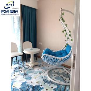 户外室内吊椅摇椅阳台家用懒人户外摇篮秋千藤编椅卧室吊篮室外