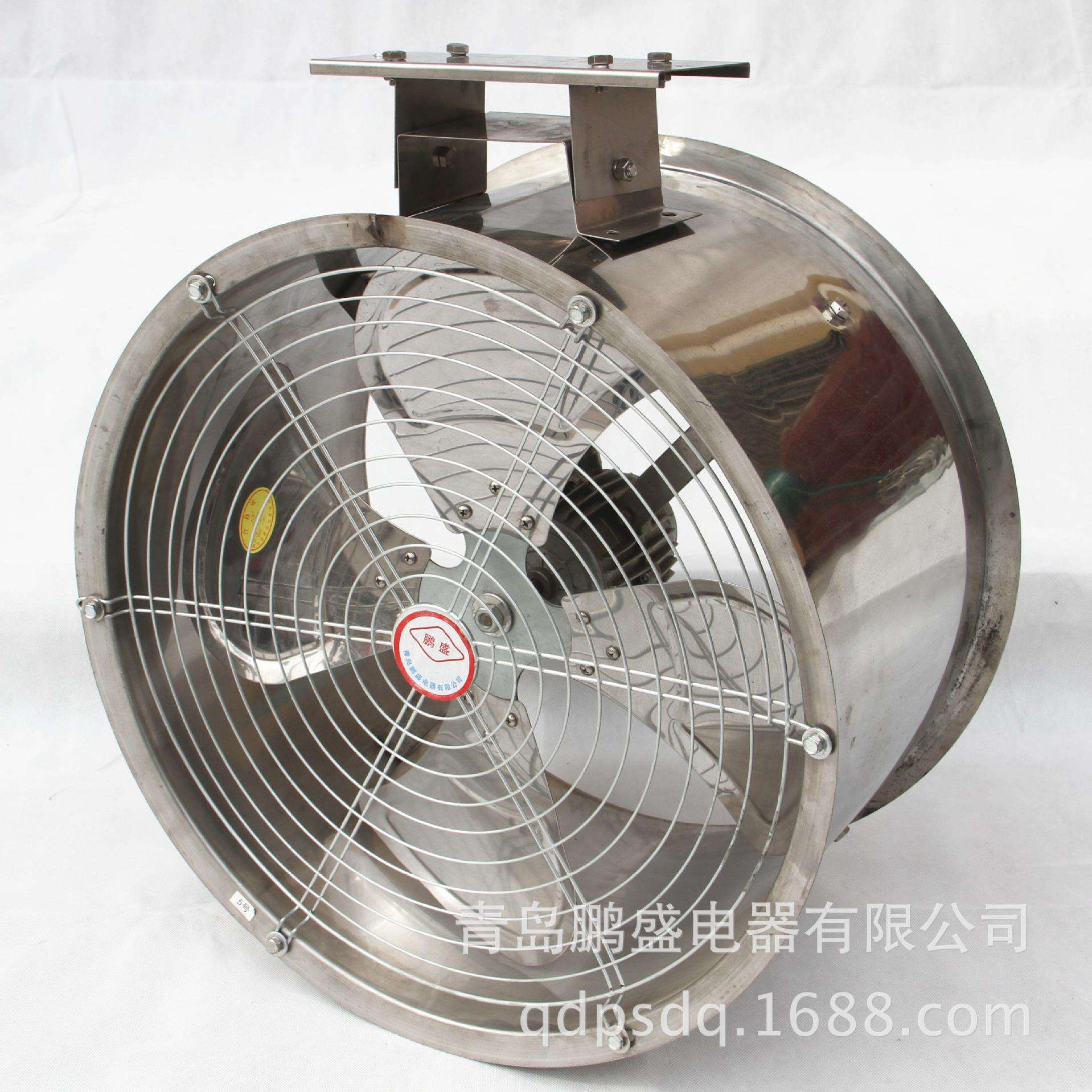 供应400mm不锈钢环流风机 304不锈钢通风换气环流风机