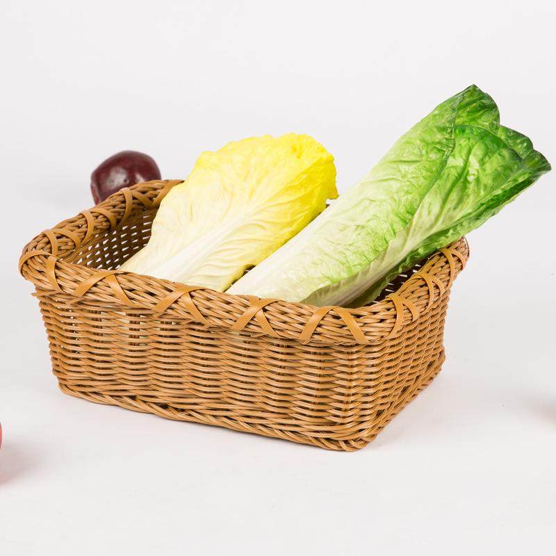 壹藤厂家直销仿藤编织放篮翻边篮水果篮居家桌面收纳篮豆芽筐,电子元器件市场,其它元器件,淘宝优惠券,粉丝福利购,淘宝优惠卷