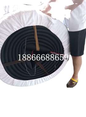 泥浆管 DN64-250mm黑色橡胶管高压耐磨打桩机排水管 排泥浆管