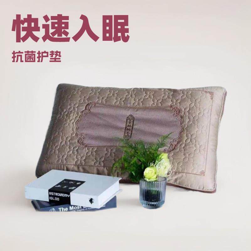 家用护颈椎枕头 抗菌安神床头金丝楠木枕高贵快速入眠学生宿舍