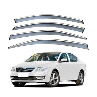 电镀 Octavia注塑雨挡 斯柯达明锐晴雨挡Skoda 不锈钢亮条 20款