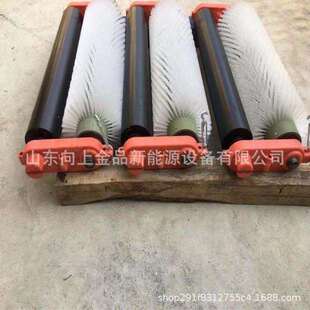 尼龙毛刷清扫器 无动力清扫器价格 被动清扫器