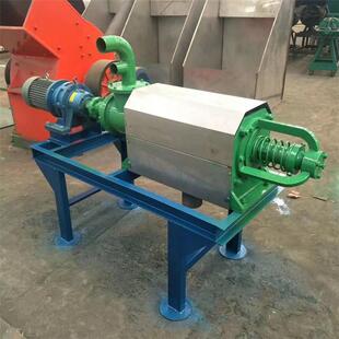 方壳三项电牛粪挤干机牛粪挤压脱水一小时10立方养殖户螺旋挤粪机