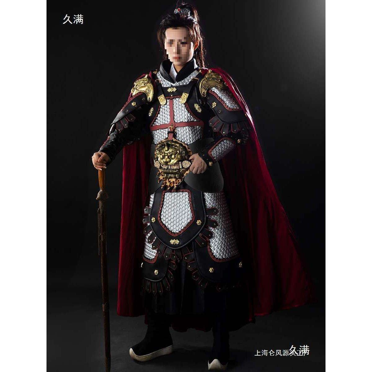 仿山纹分体甲真人可穿戴cos黑色悟空甲胄仿甲铠甲盔硬派战斗