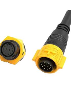 多芯防水接头15芯16芯18PIN公母对插头 M19自锁连接器厂家