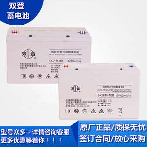 双登6-GFM-24 12V38ah65ah80ah100ah150ah200ah铅酸免维护蓄电池