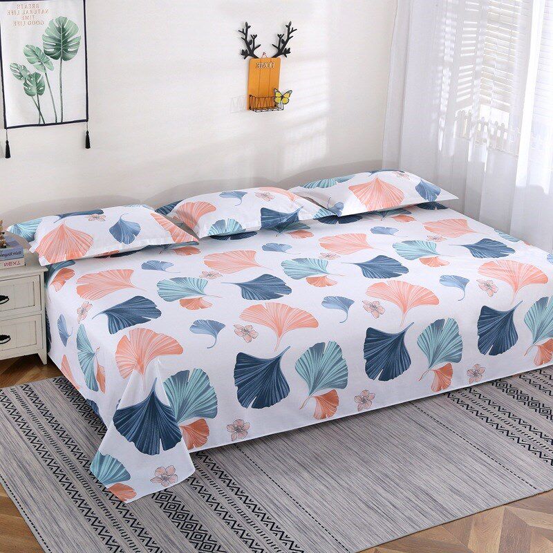 大量全棉碎花小清新单件床单 定做加工斜纹单人双人被单