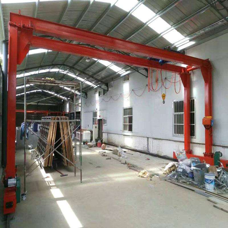 厂家供应电动单梁龙门架 简易手推龙门架 轻型移动起重龙门架