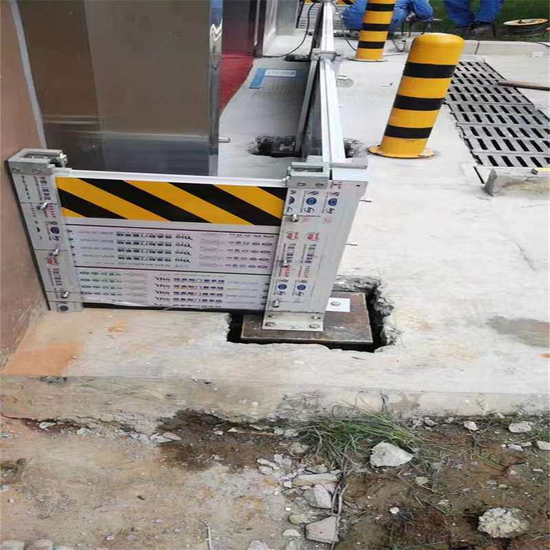 铝合金防汛挡水板地下车库挡水板出入口临时拆卸防汛板