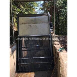 梅州韶关山区电站压力前池进水口分体组装式回转清污机捞草机