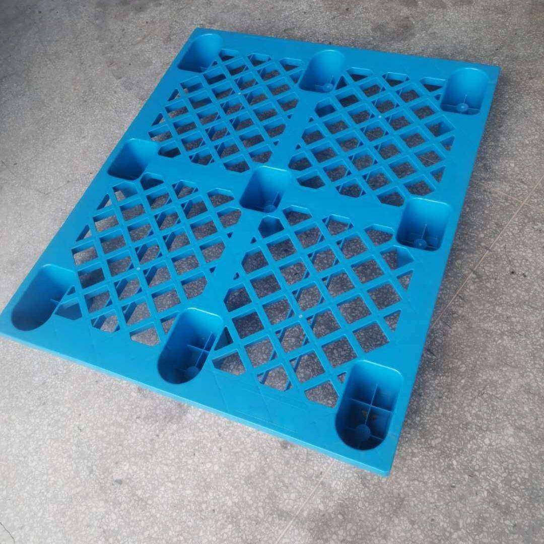 1210A网格九脚塑料托盘厂家直销仓库物流塑胶栈板卡