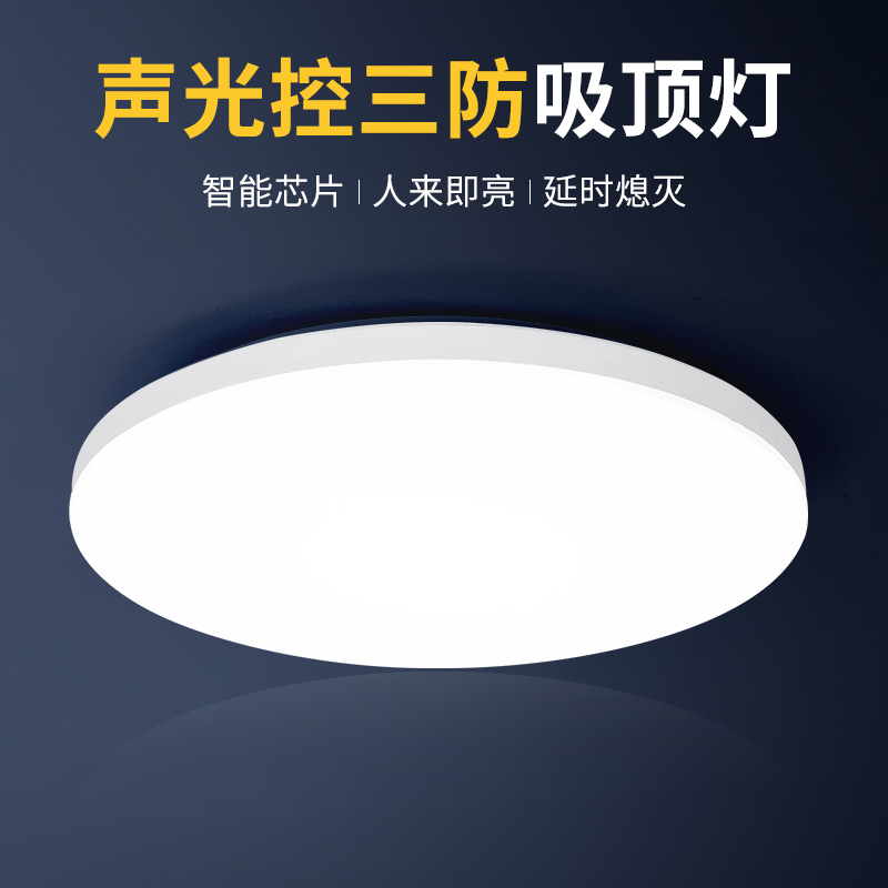 三防声控吸顶灯人体感应雷达