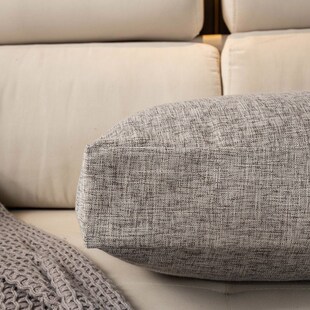 立体亚麻沙发靠背垫长方形靠枕套不含芯靠垫客厅床头飘窗大号靠包