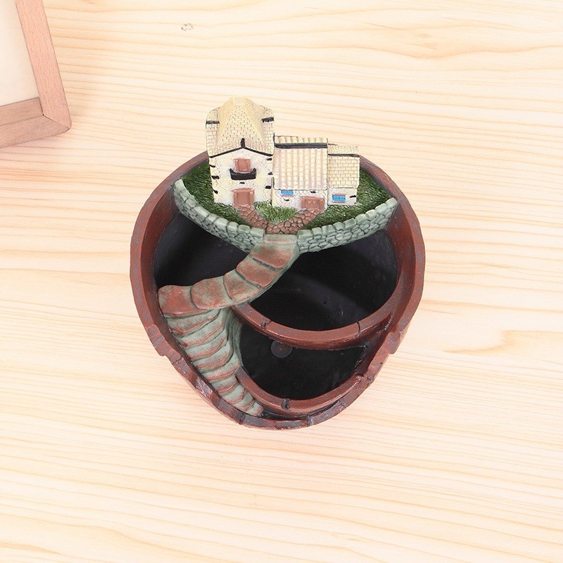 新奇特空中花园多肉花盆大号 创意树脂摆件多肉植物花盆