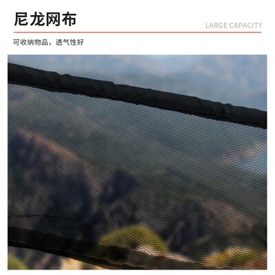 户外野营置物架 三角支架置物收纳 露营灯杆挂架便携营地灯