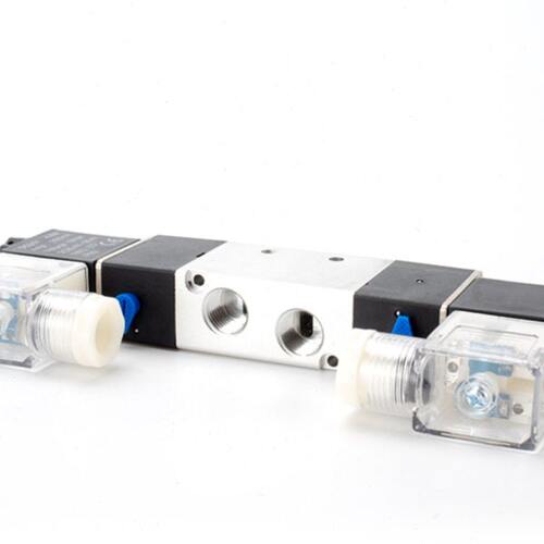 精品气动二位五通控制换向阀电磁阀4V120 4V220-08 4V230 4V430