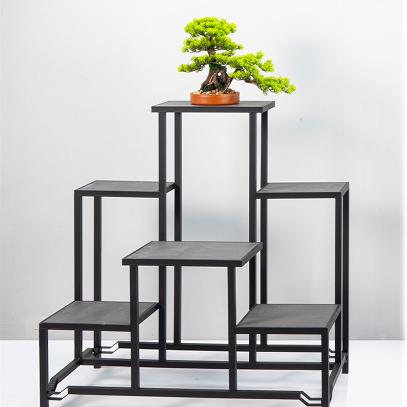 铝材铝头梯形架靠墙物架式式展示客厅简约室内置R阳台花架楼梯阶